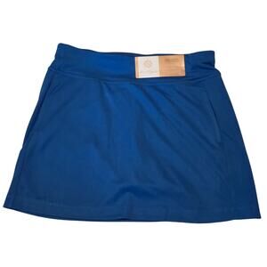 NWT Ben Hogan S Skort Tummy Control Built-In Shapewear Pockets Blue Golf Tennis